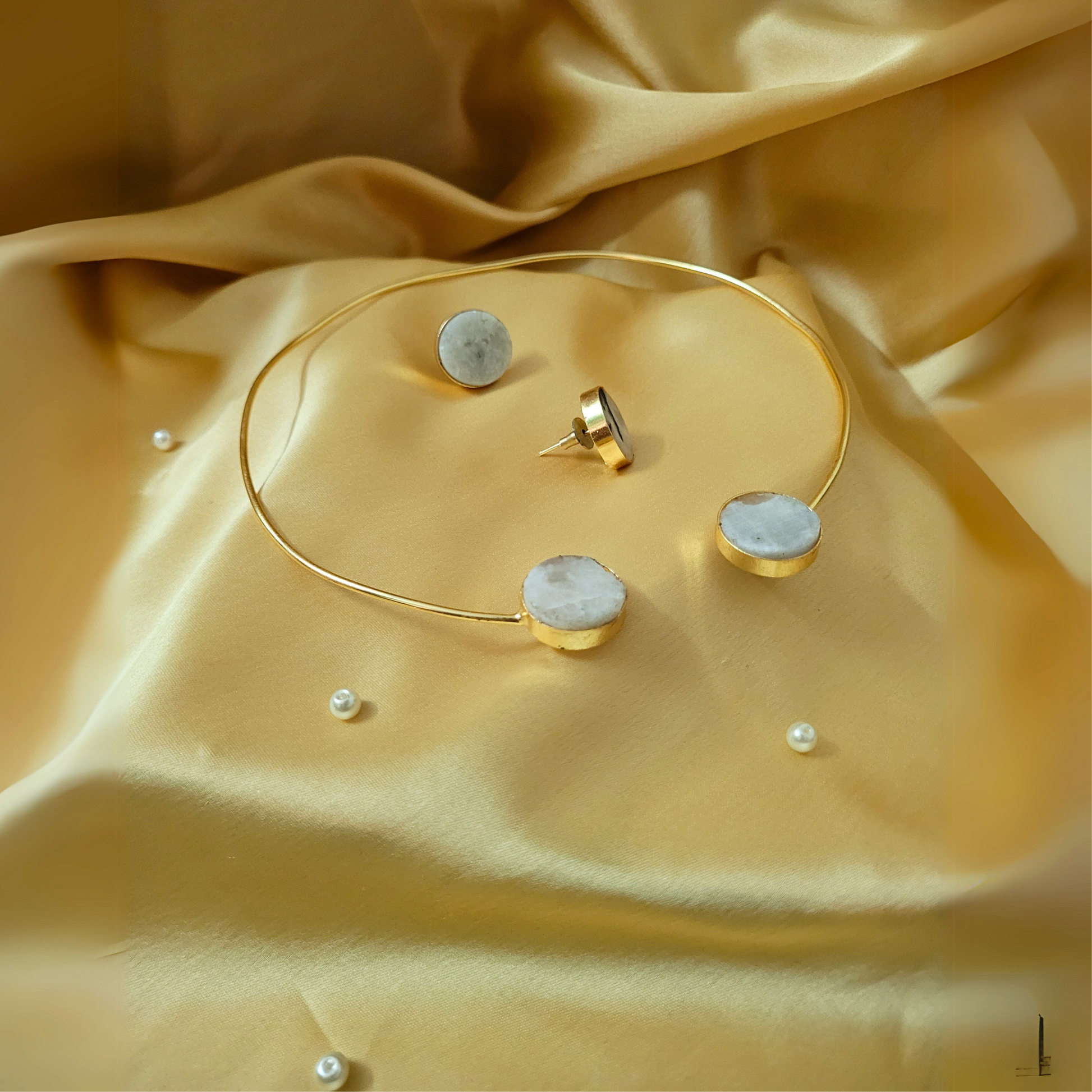 Serene Hansli- White With Earrings