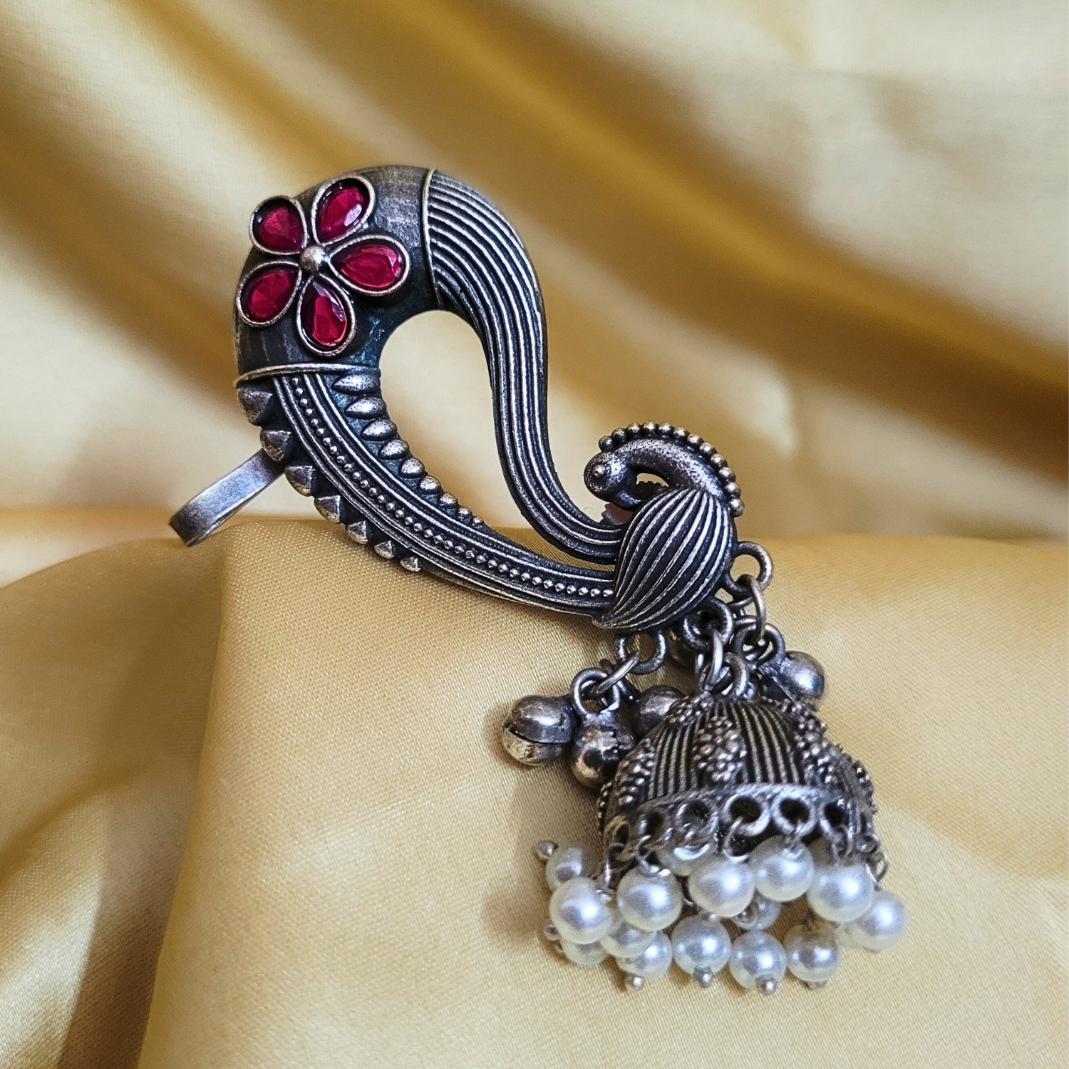 Preeti Earring – Earcuff + Jhumka