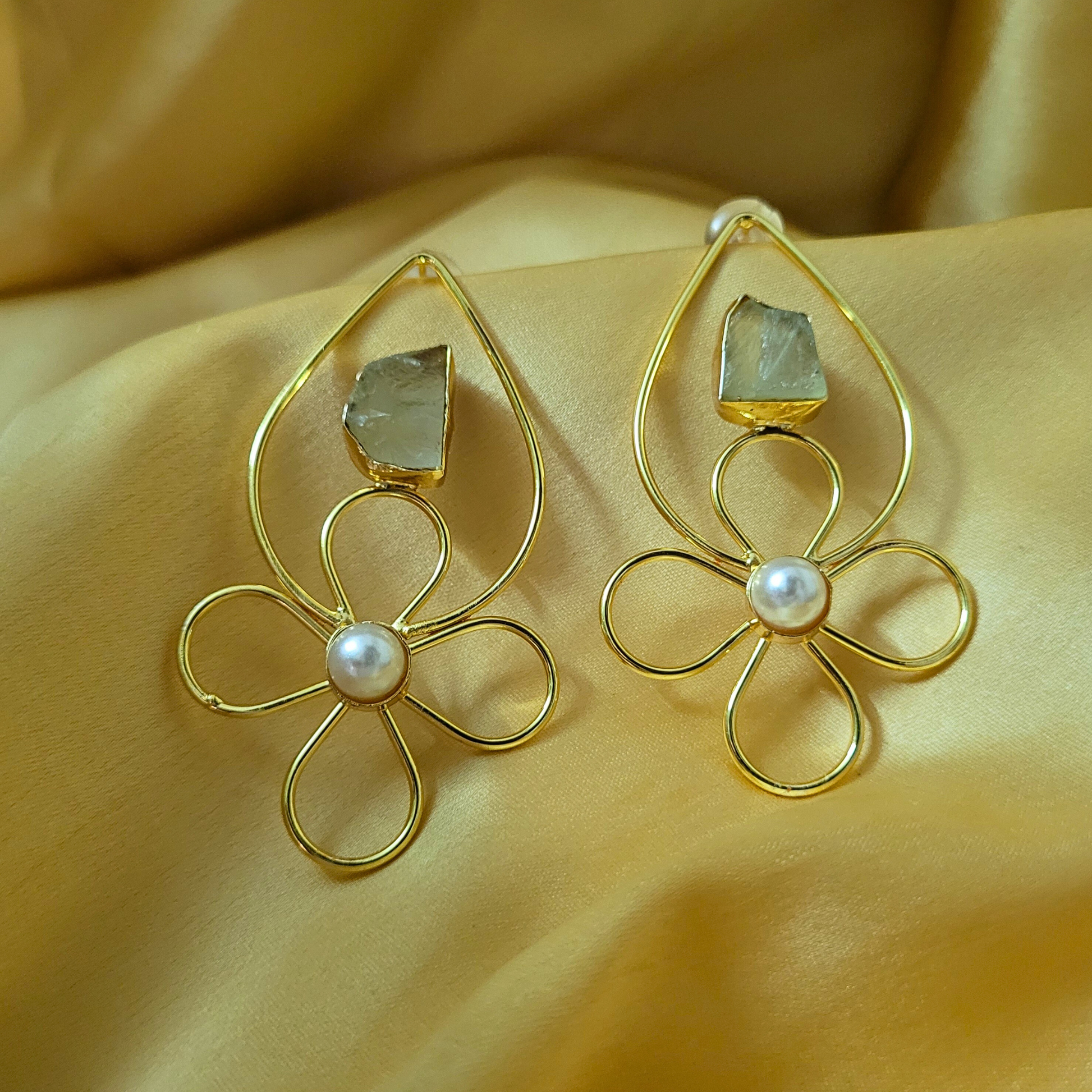 Ayesha Earrings- Mint Green