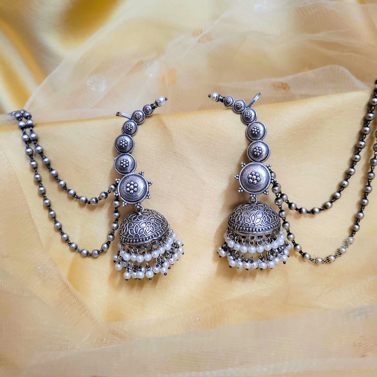 Mastani Earring – 3-in-1 Earcuff, Jhumka & Sahara