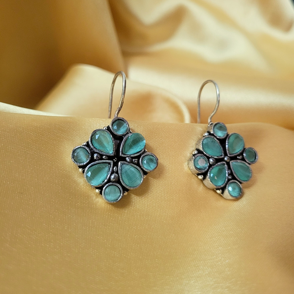 Roop Earrings- Sea Blue