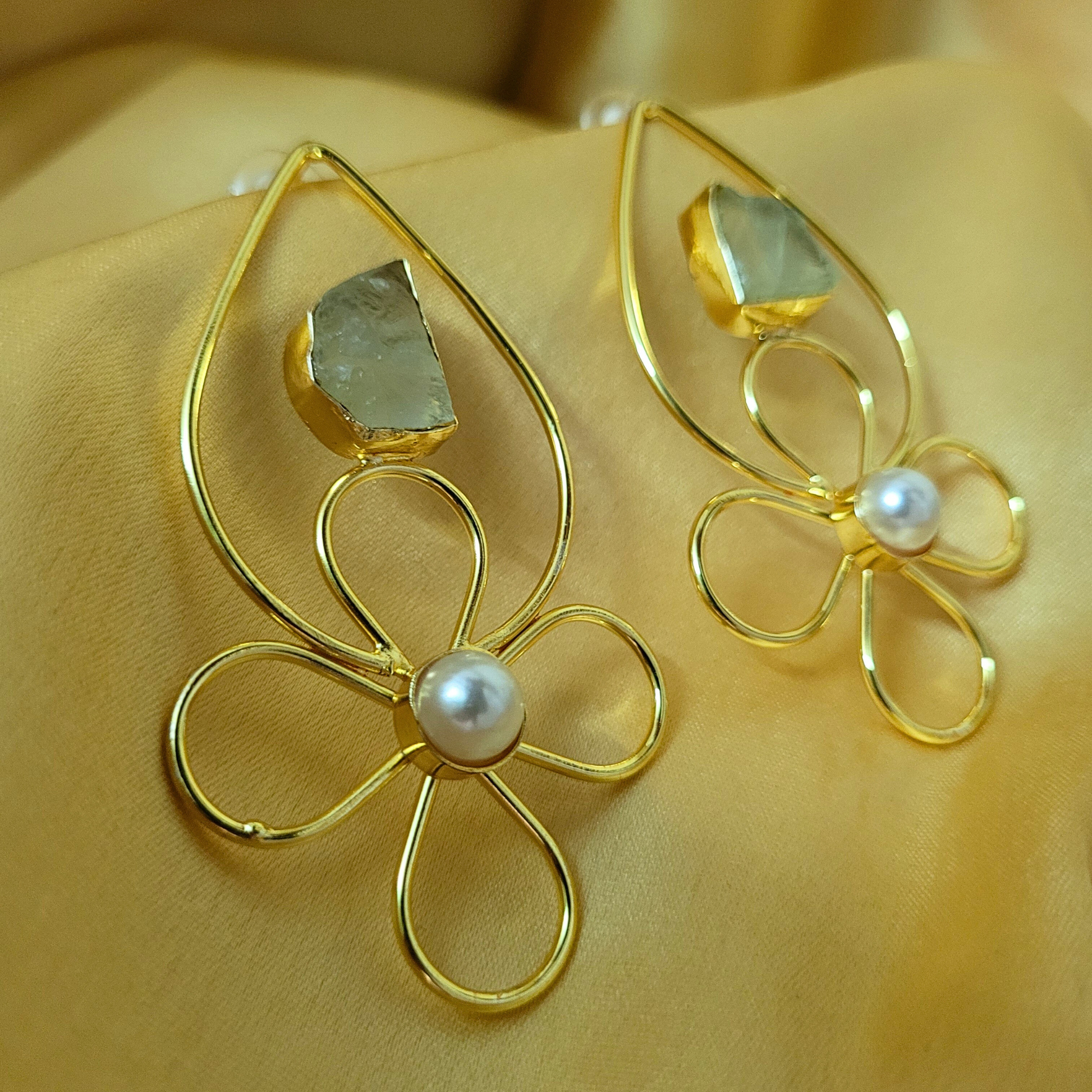 Ayesha Earrings- Mint Green