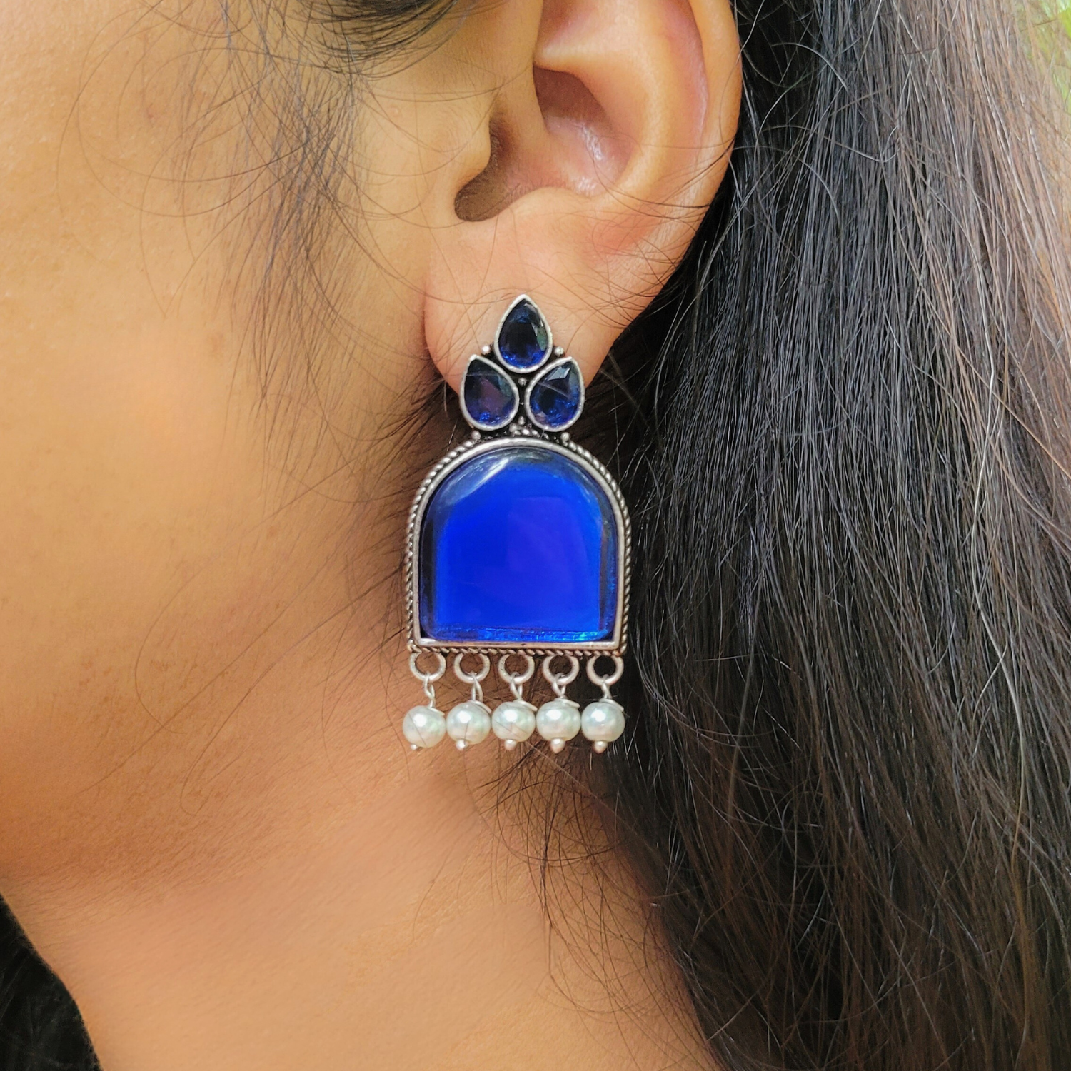 Kaira Earring – Blue
