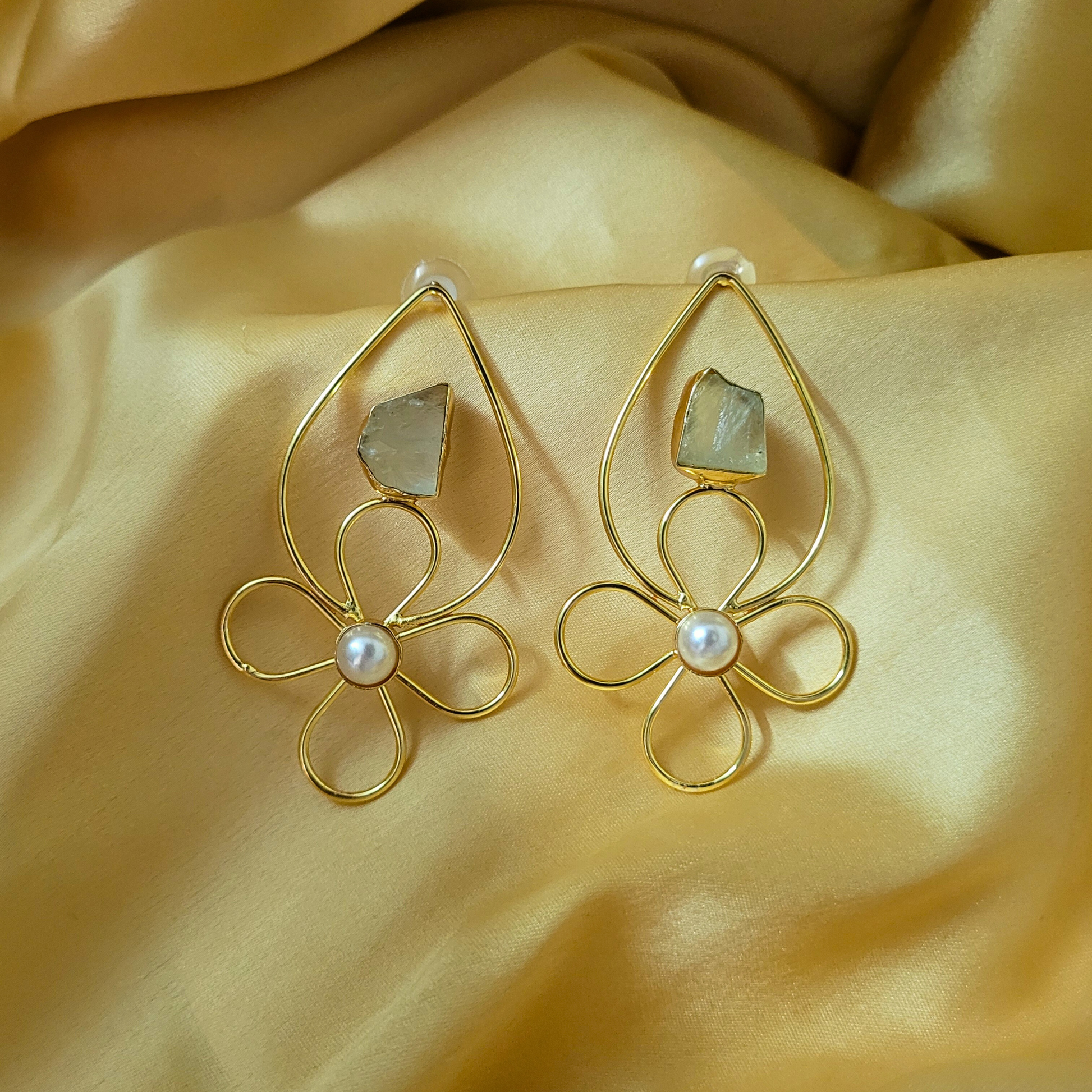 Ayesha Earrings- Mint Green