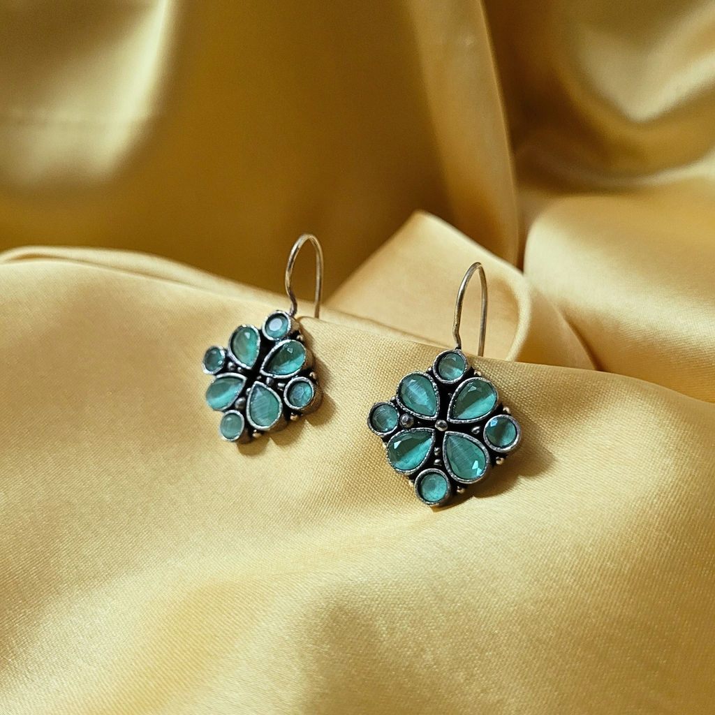 Roop Earrings- Sea Blue