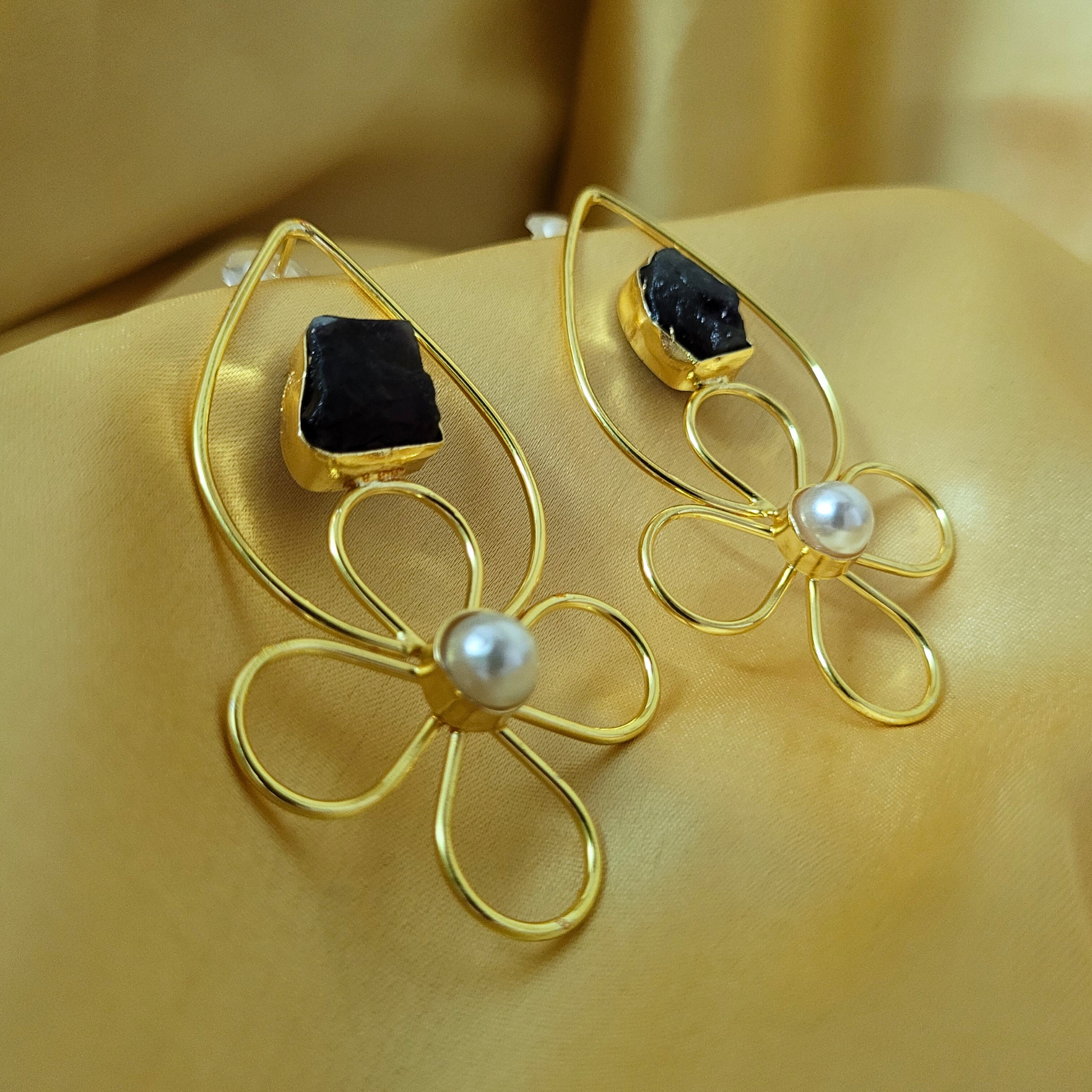 Ayesha Earrings- Purple