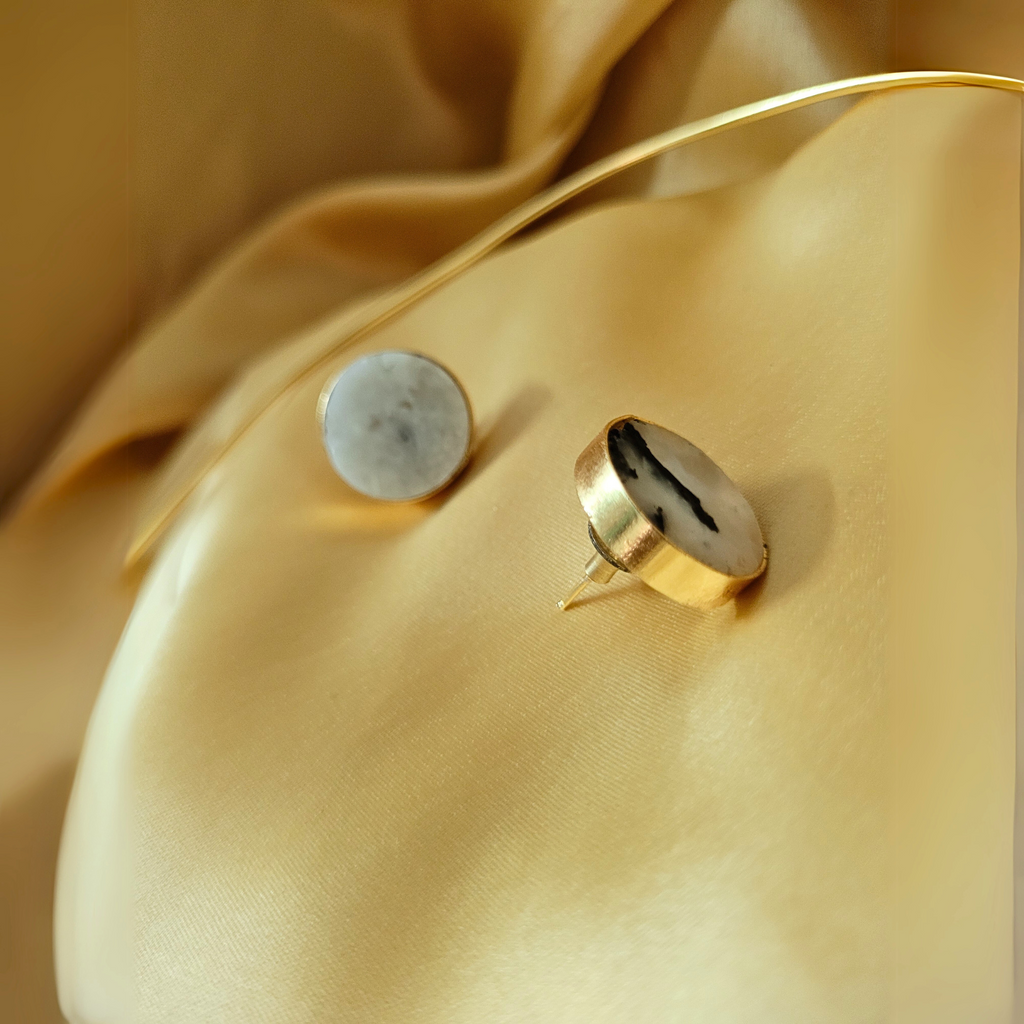 Serene Hansli- White With Earrings