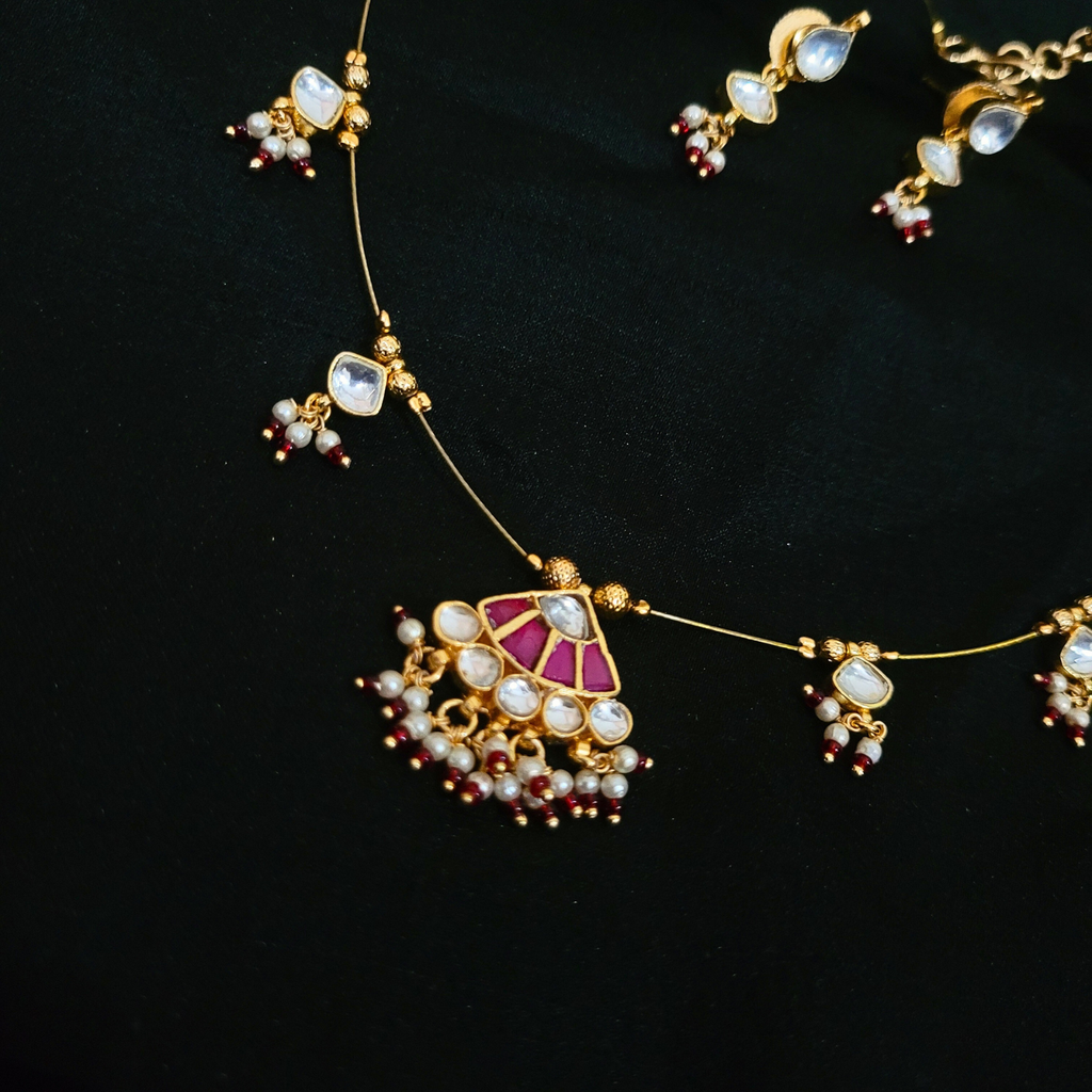 Invisible Necklace and Earrings Set