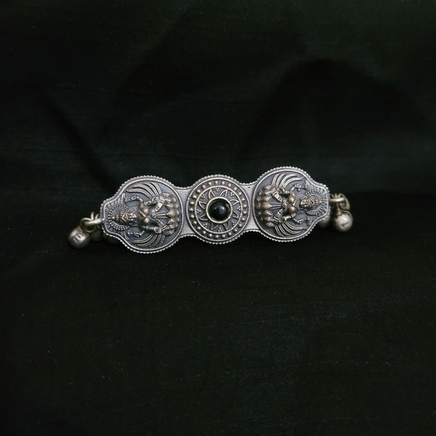 German Silver Fully Adjustable Ring - Laxmi